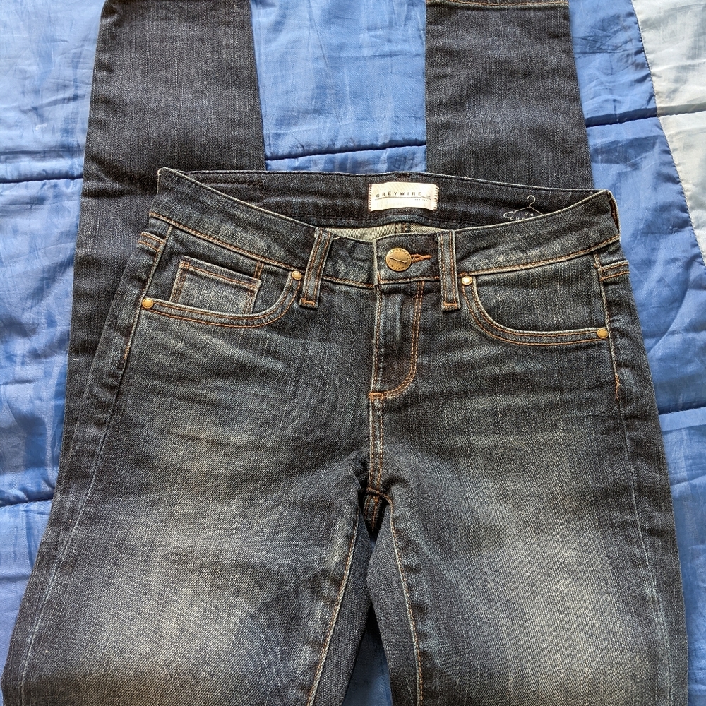 Greywire dark denim skinny jeans 24